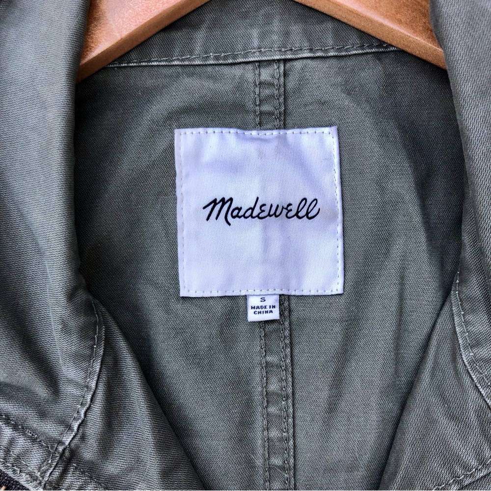 Madewell olive surplus jacket - Picture 5 of 9